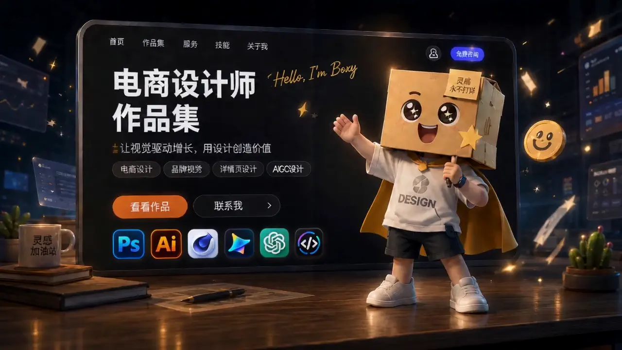 AI 场景美术作品