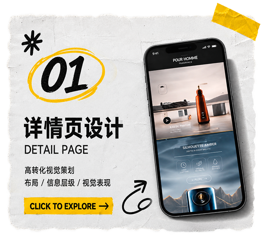 详情页设计：高转化视觉策划